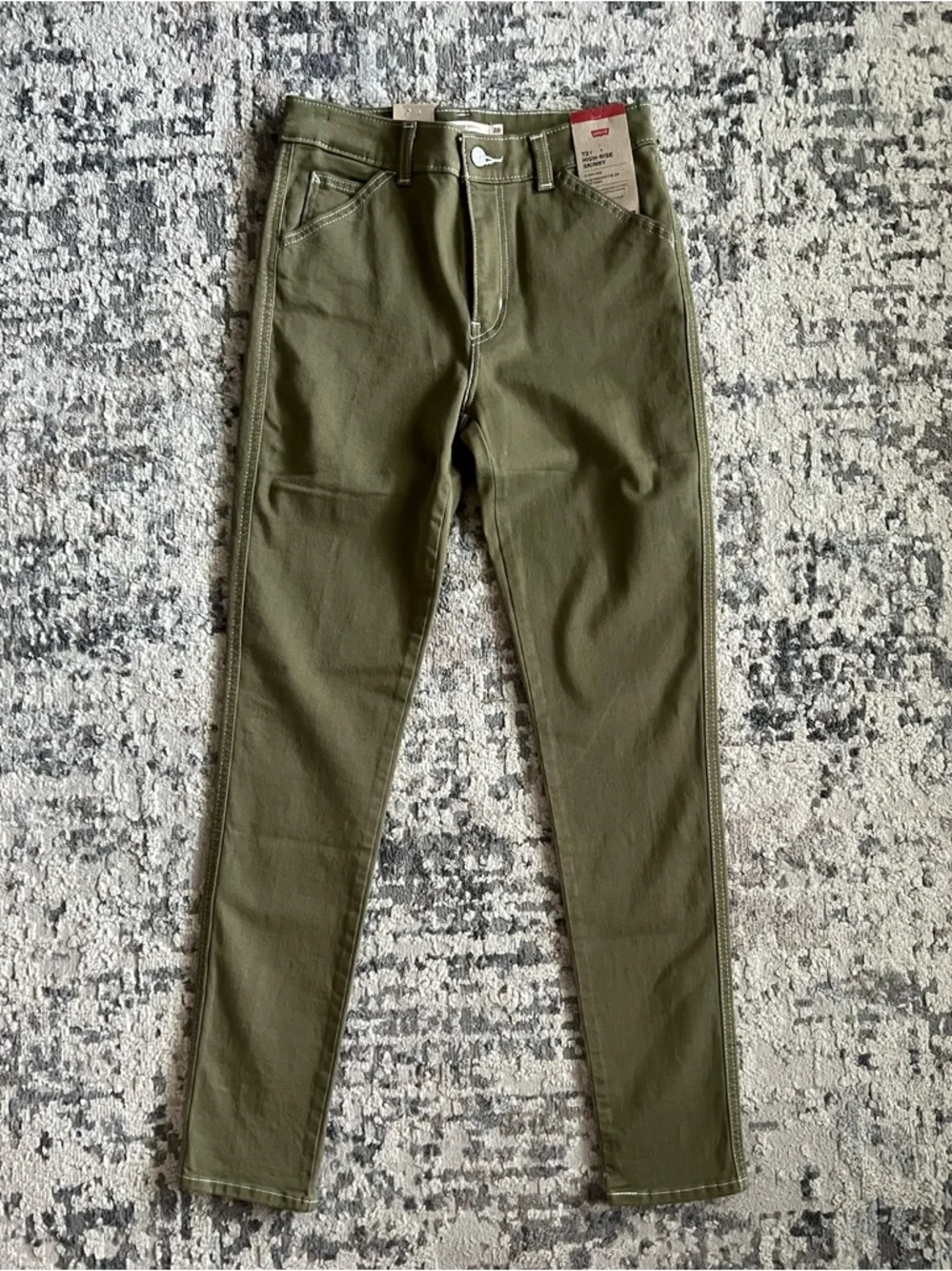 Levi's Women's Skinny Jeans in Olive Green‎